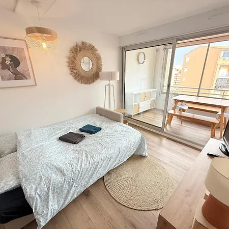 Confort 4-6 Pers Agde,animaux Ok, Richelieu A 150m, Piscine, Parking, Aqualand - 公寓 阿格德