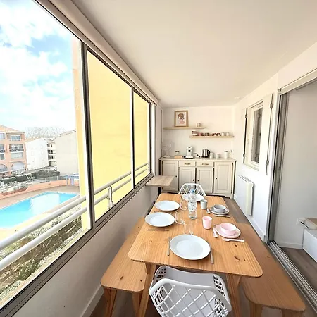 Confort 4-6 Pers Agde,animaux Ok, Richelieu A 150m, Piscine, Parking, Aqualand - Agde