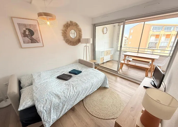 Confort 4-6 Pers Agde,animaux Ok, Richelieu A 150m, Piscine, Parking, Aqualand - アパート アグド