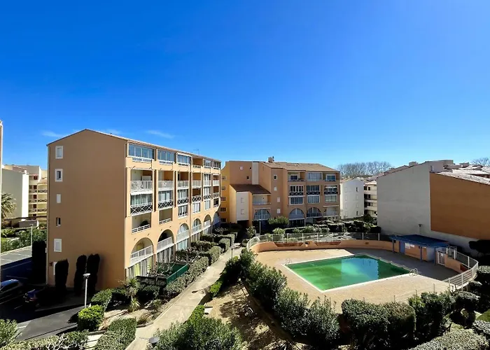 アパート Confort 4-6 Pers Agde,animaux Ok, Richelieu A 150m, Piscine, Parking, Aqualand -